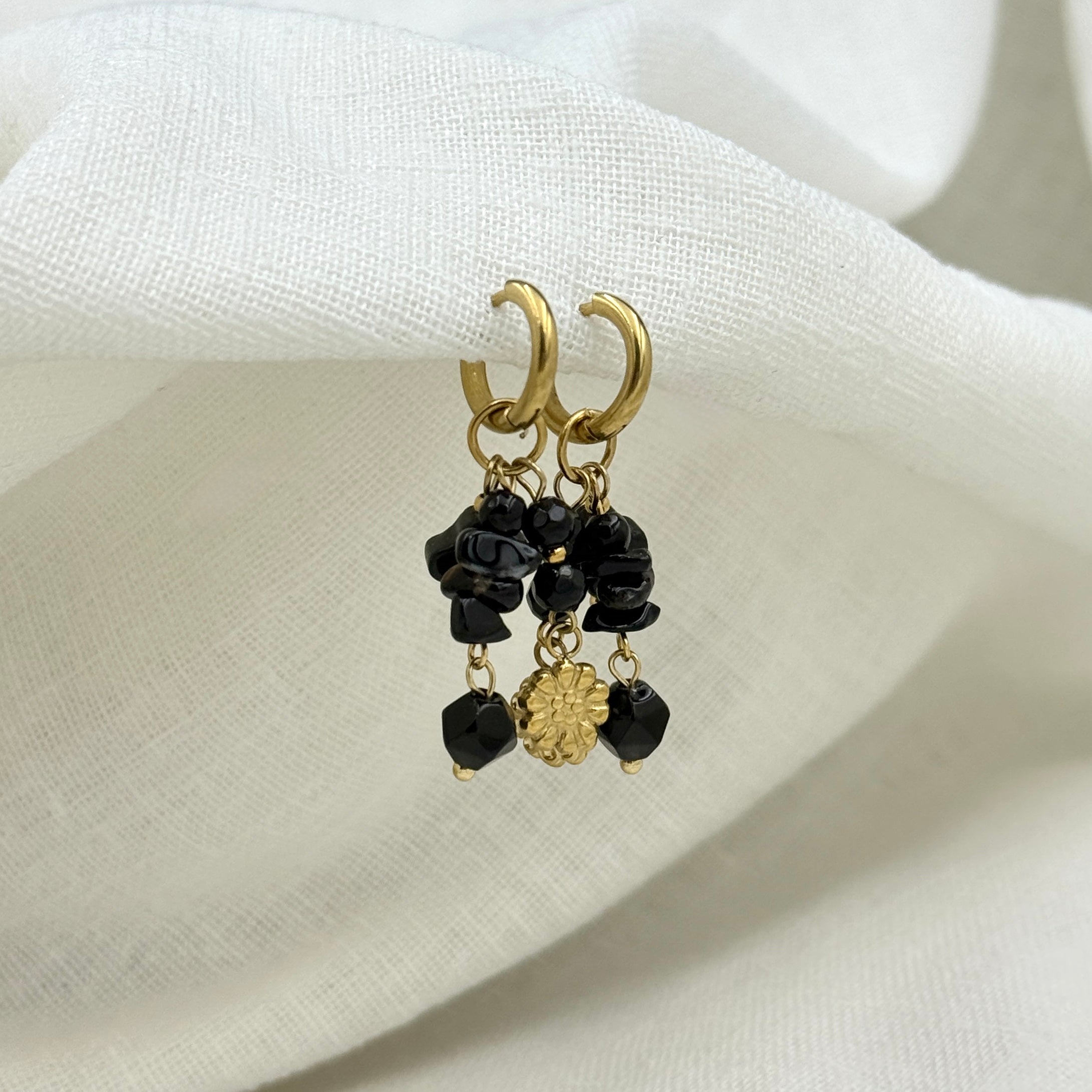 Noir Bloom Earrings