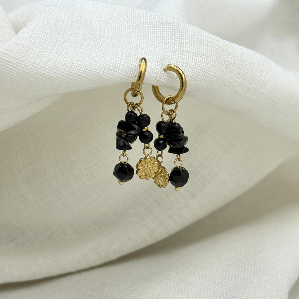 Noir Bloom Earrings