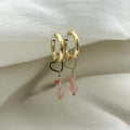 Oorbellen love for pink hearts