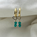 Oorbellen love for blue hearts