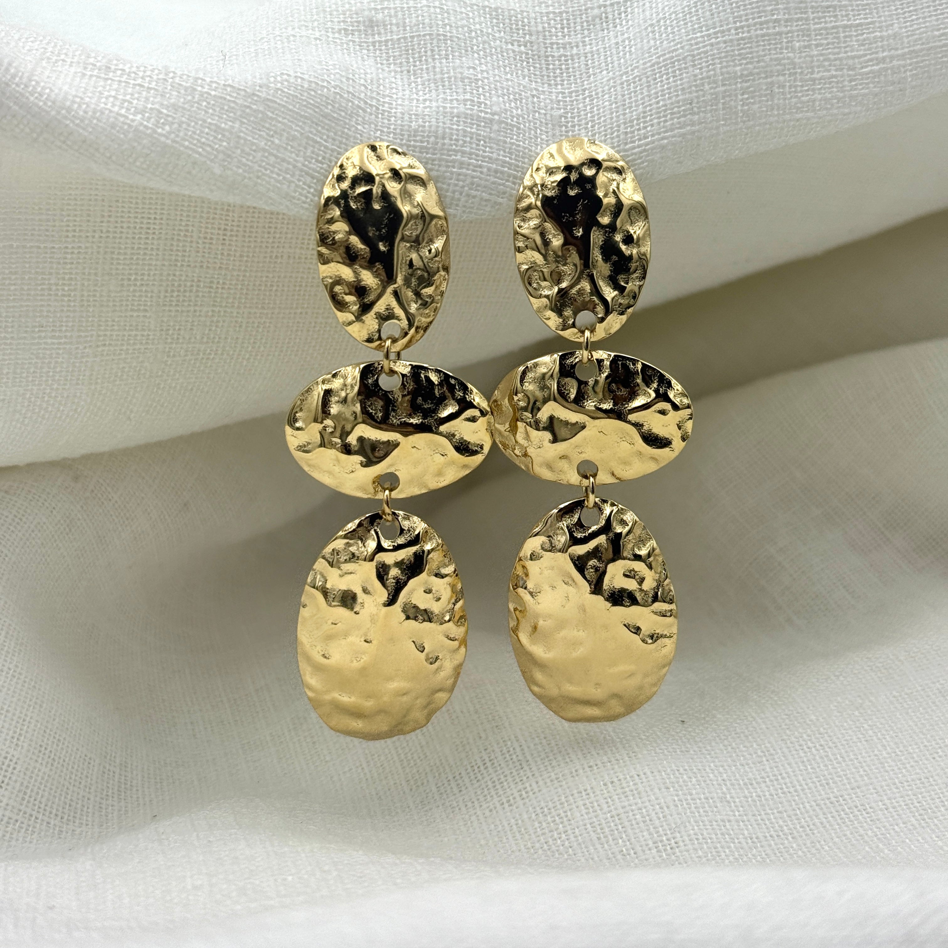 Oorbellen gold Cleopatra