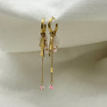 Oorbellen pink fish