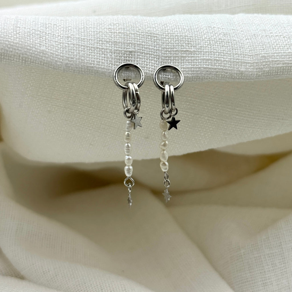 Oorbellen Pearly stars