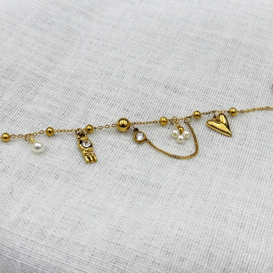 Armband parel love