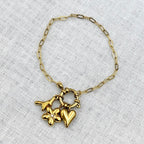 Golden Charm Armband