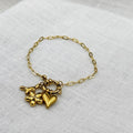 Golden Charm Armband