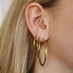 oorbellen basic hoops 4cm
