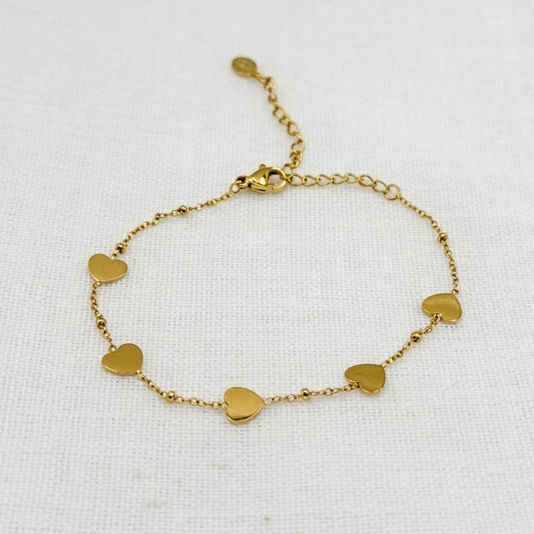 Armband Double hearts