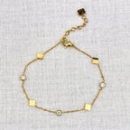 Armband Clover and stone