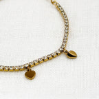 Armband love for glitter