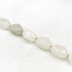 Ketting white pink stones