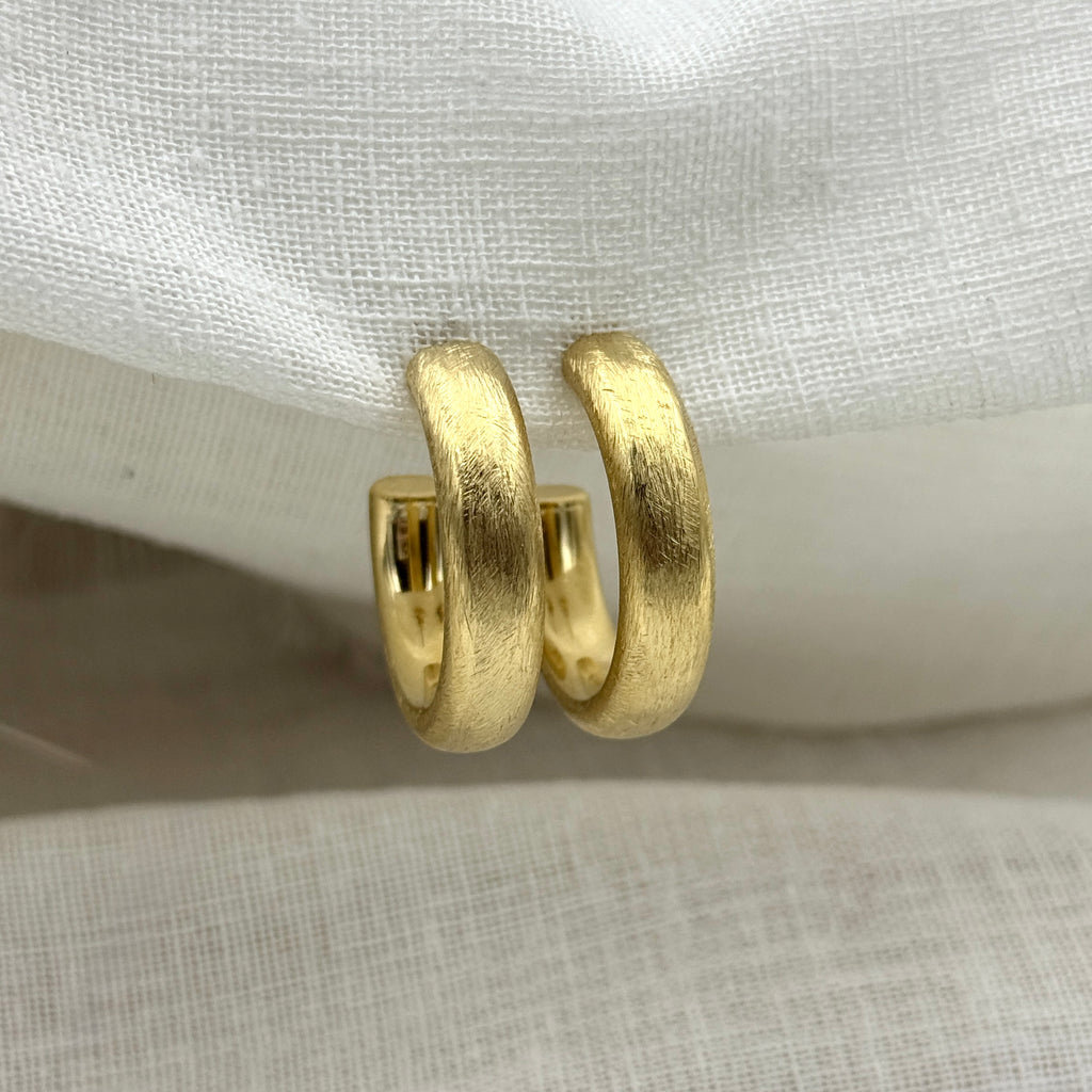 Oorbellen brushed elegance