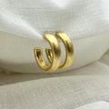Oorbellen brushed elegance