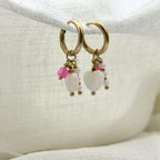 Oorbellen cute pink hearts