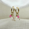 Oorbellen cute pink hearts