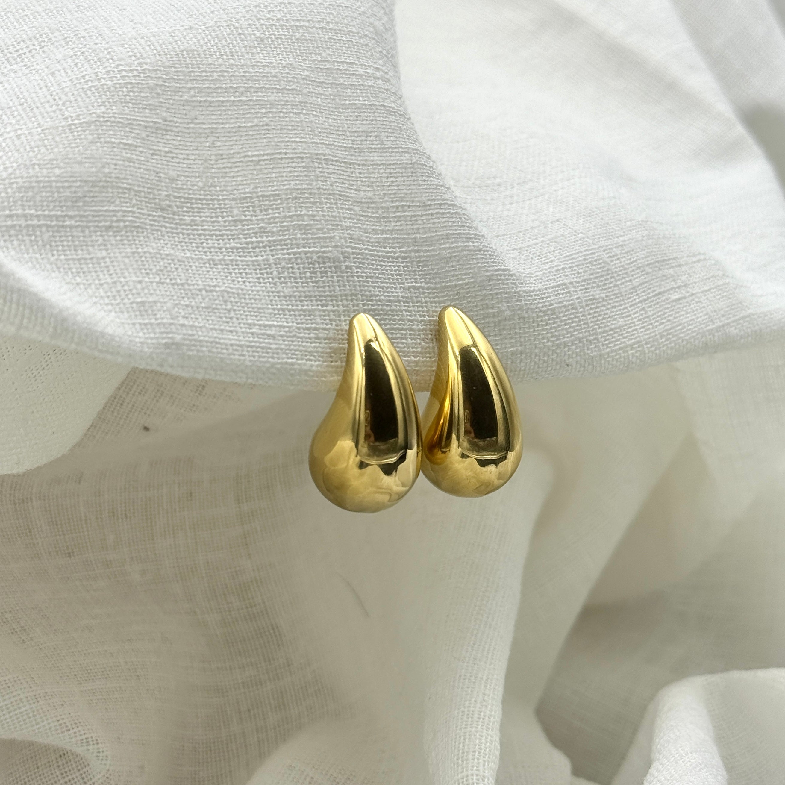 Oorbellen basic drop medium