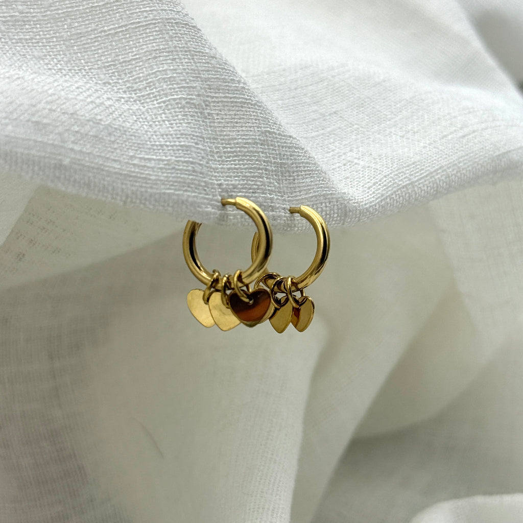 Oorbellen mini hearts
