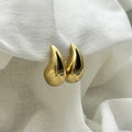 Oorbellen basic golden drop large