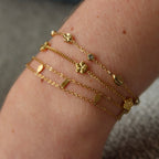 Armband kleine bloemetjes