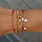 Armband Double hearts