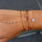 Armband kleine bloemetjes