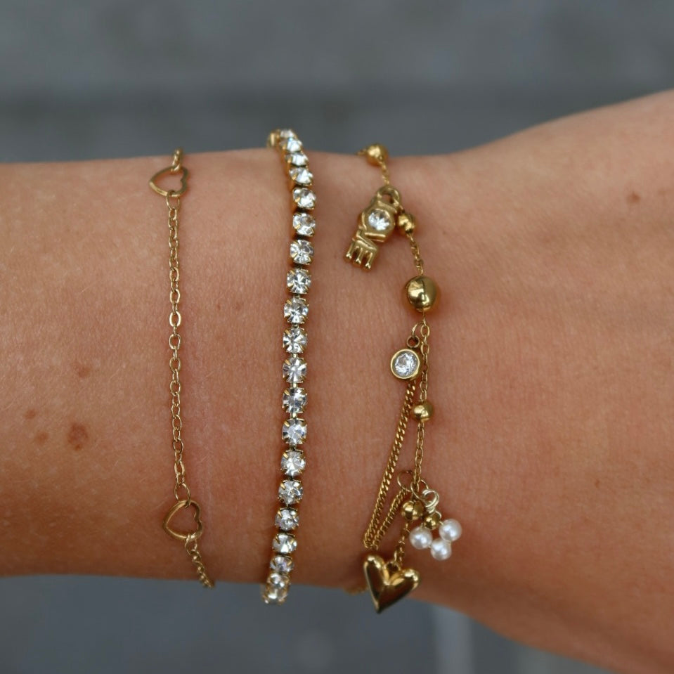 Armband open heart