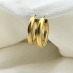 Oorbellen Brushed hoops