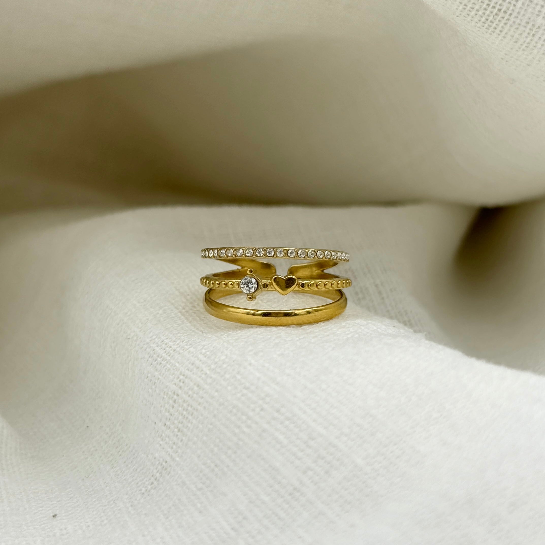 Ring Layered Heart