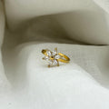 Ring shiny flower