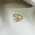 Ring shiny flower