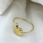 Bangle double Heart