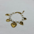 Armband Vintage Pearl Hearts
