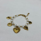 Armband Vintage Pearl Hearts
