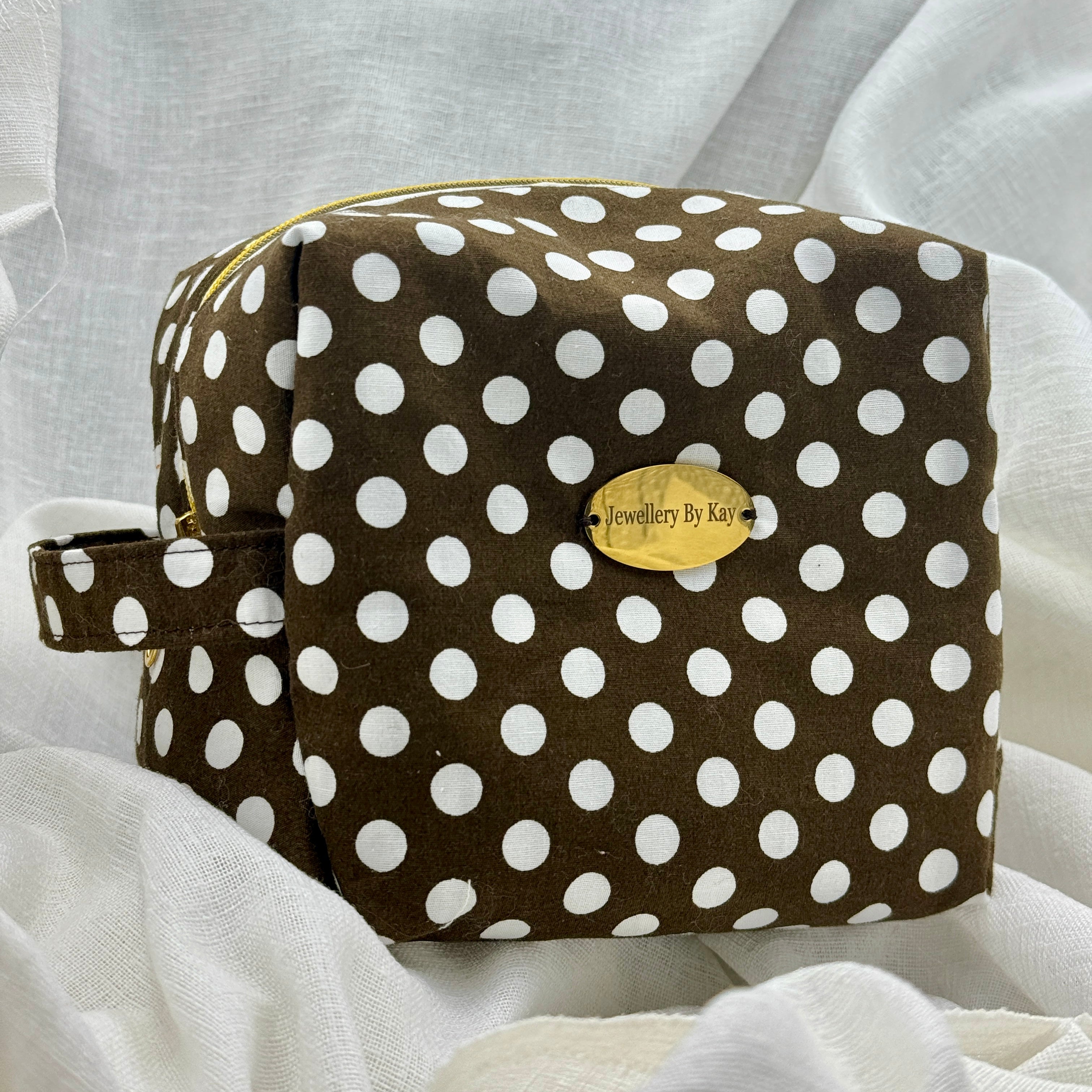 Polka Dot Cube Bag