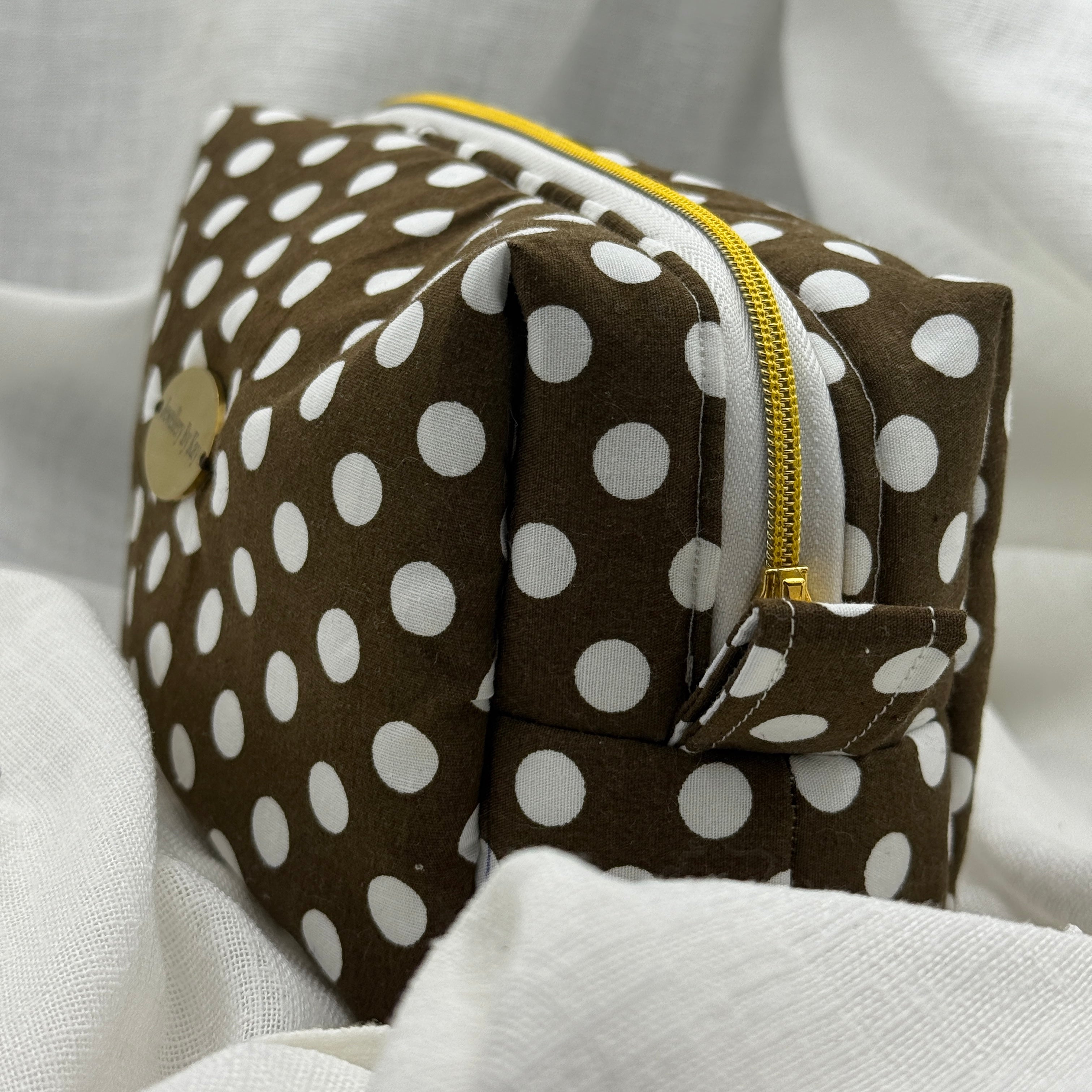 Polka Dot makeup bag