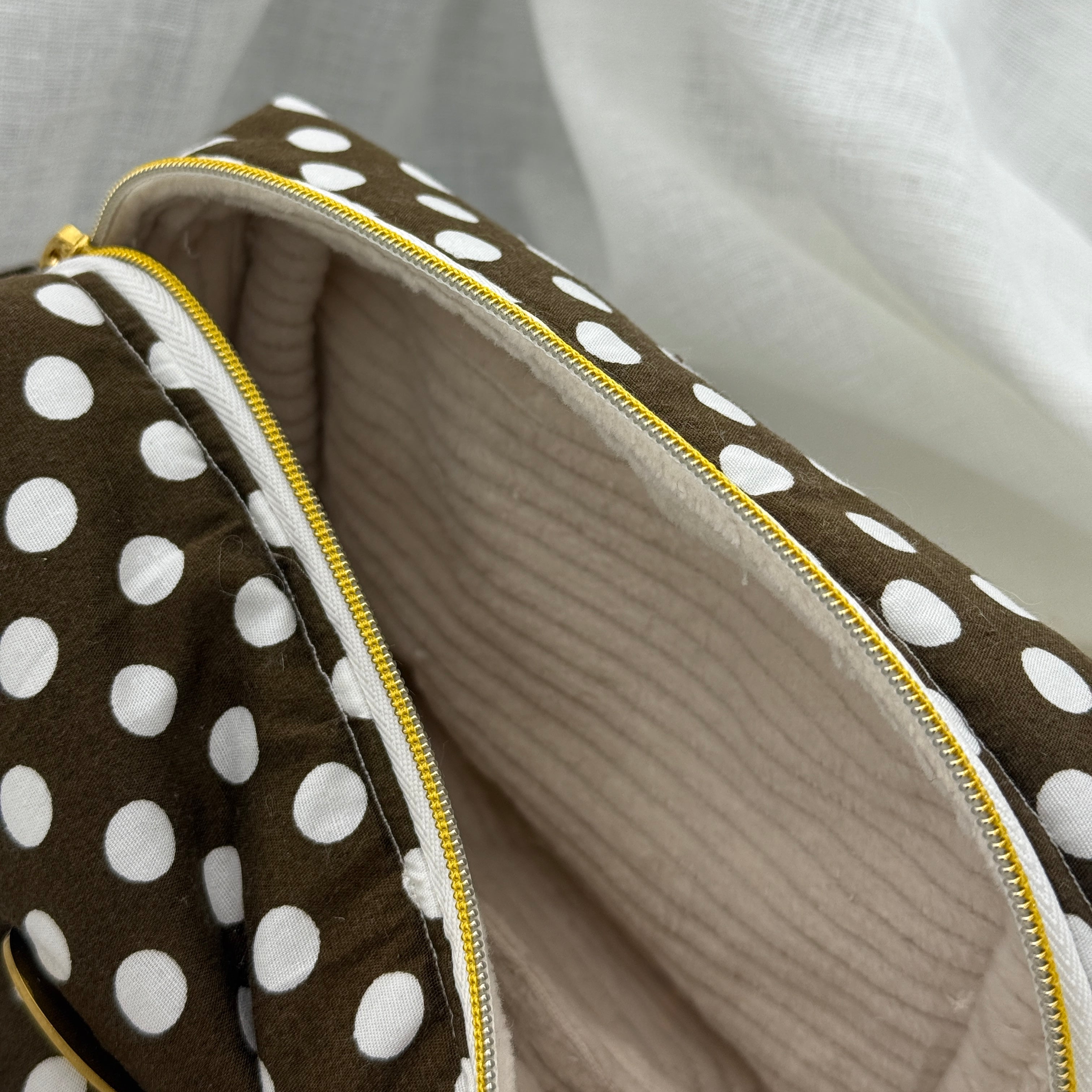 Polka Dot makeup bag