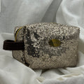 Glitter makeup bag