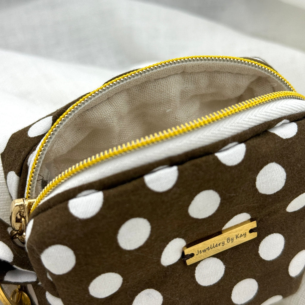 Polke Dot mini bag met chain