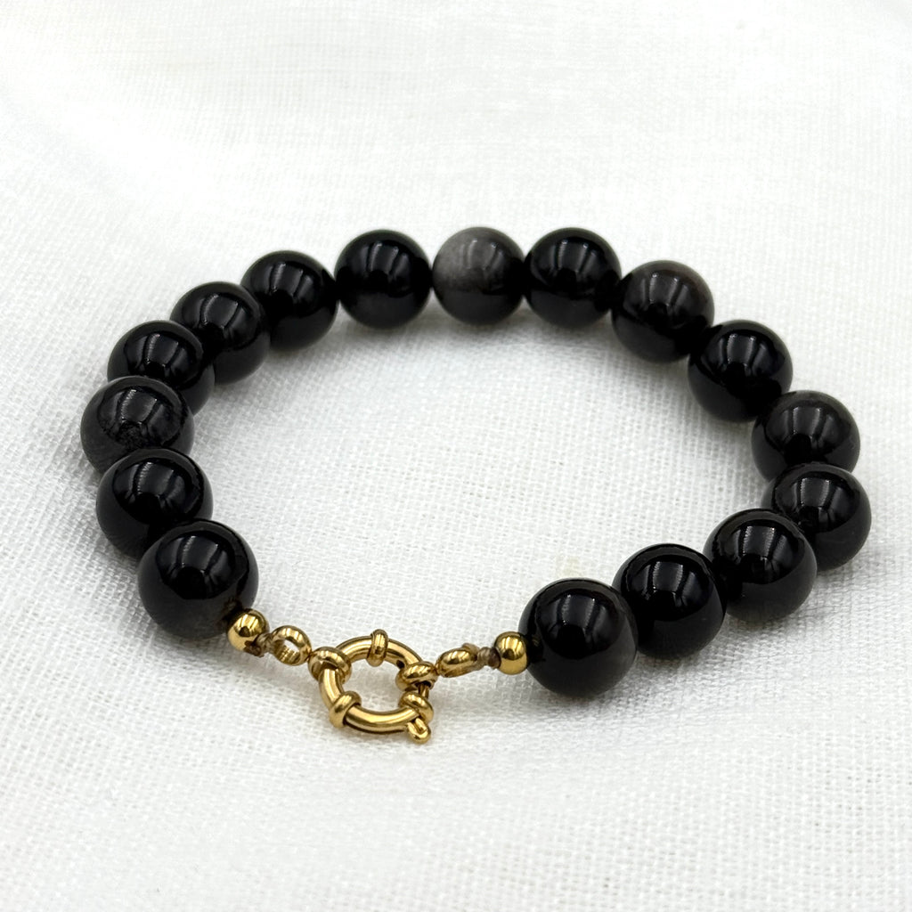 Short Black beads
