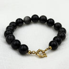 Short Black beads