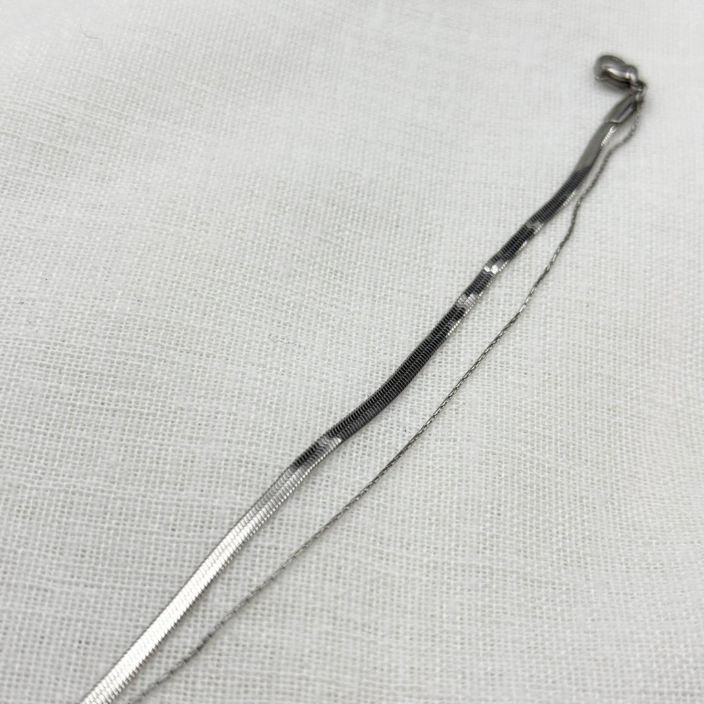 Doubble lined in silver