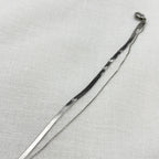 Doubble lined in silver