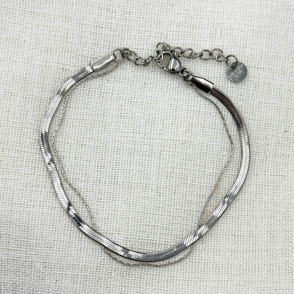 Doubble lined in silver