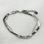 Doubble lined in silver