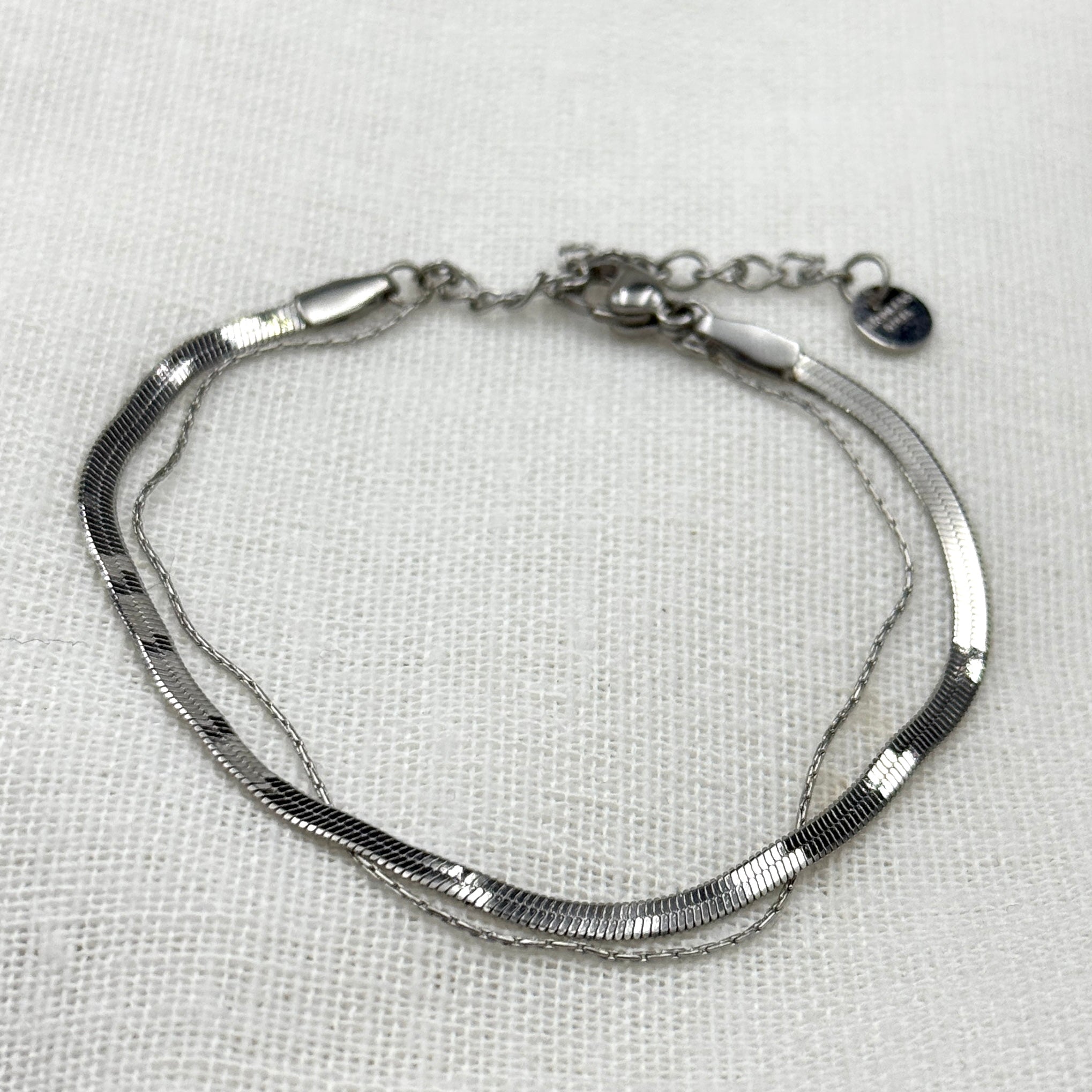 Doubble lined in silver