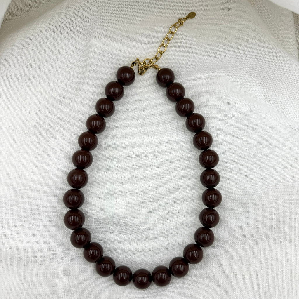 Kralen ketting teddy bruin