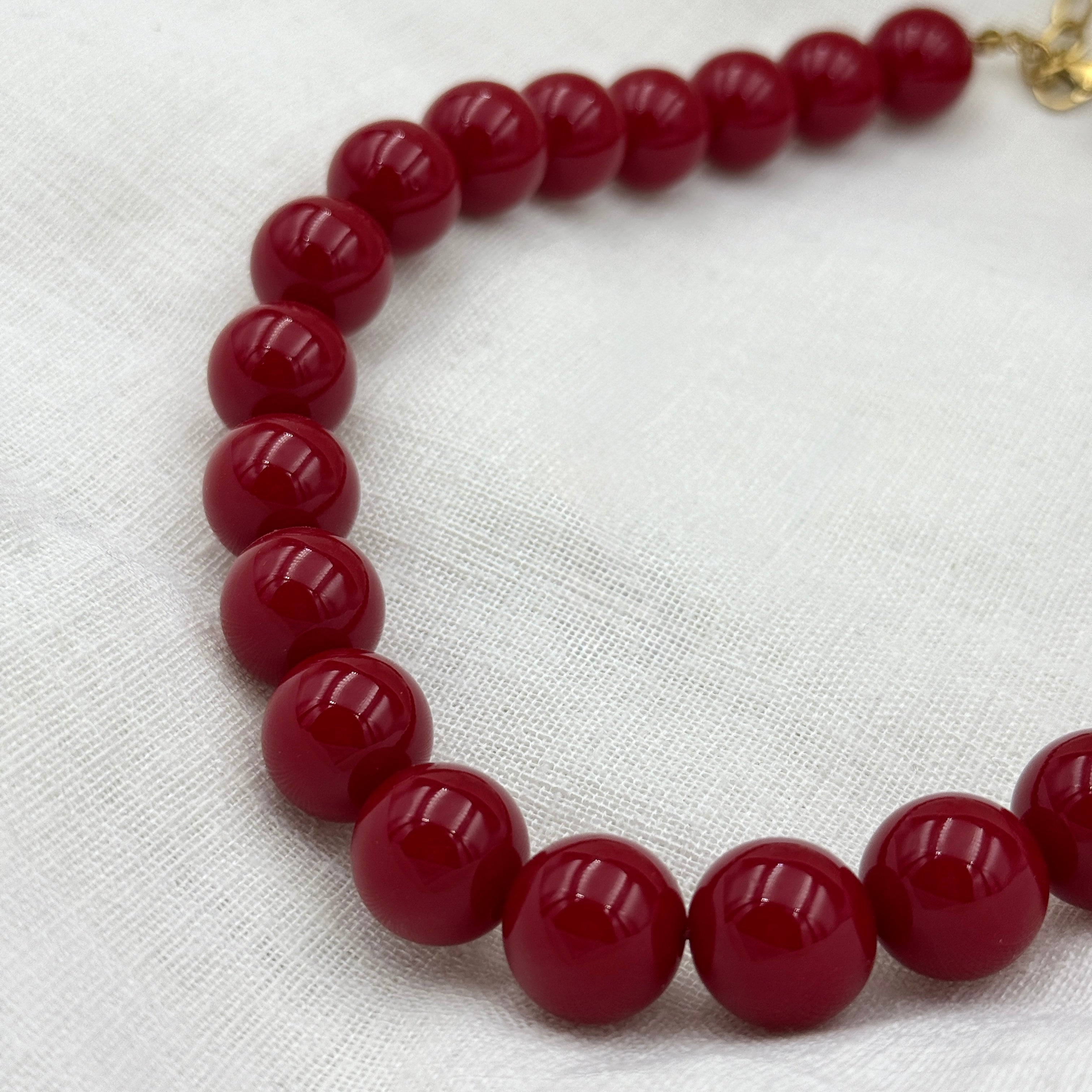 KRALEN KETTING Happy red