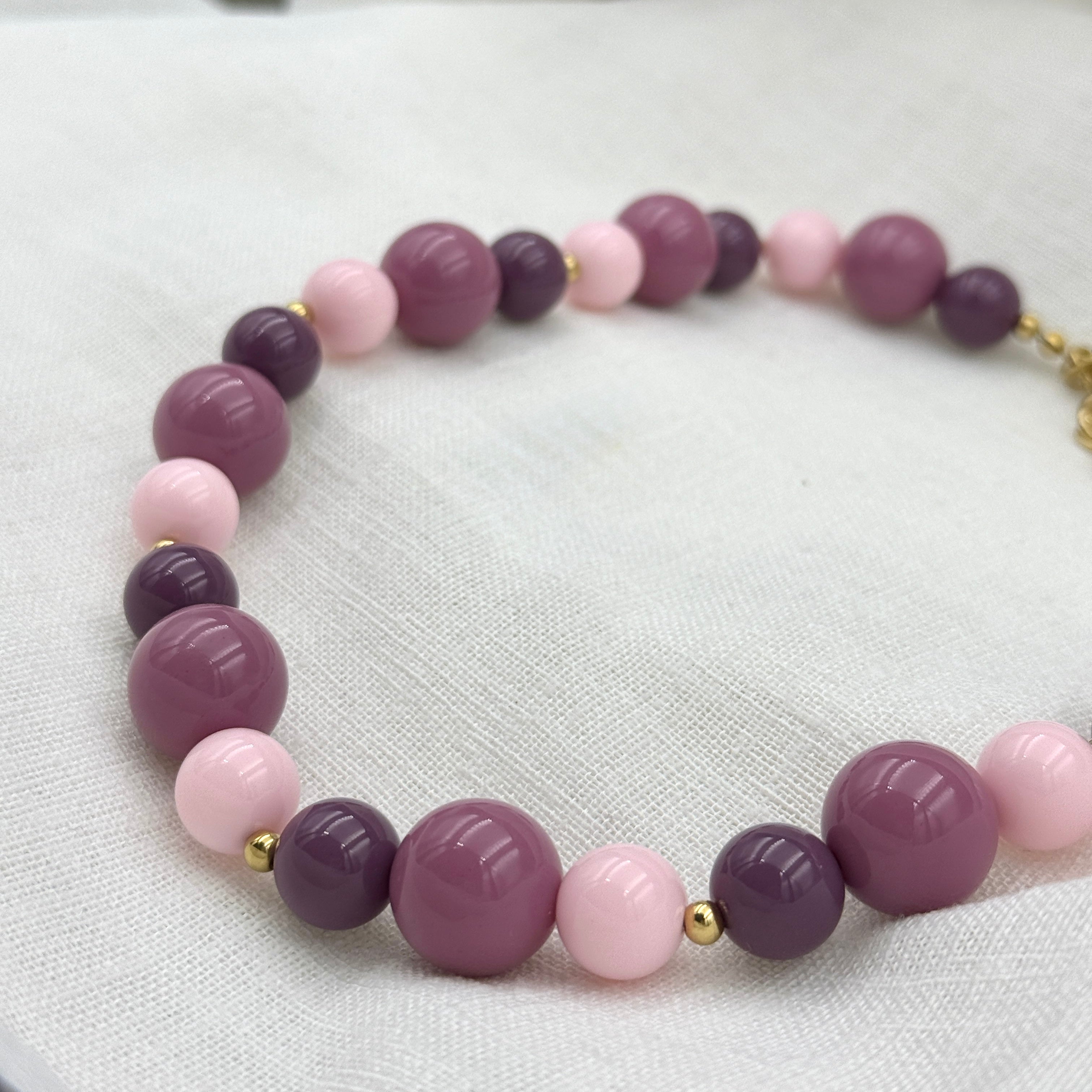 Kralen ketting Fun Fetti Pink