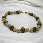 Kralen ketting Fun Fetti green