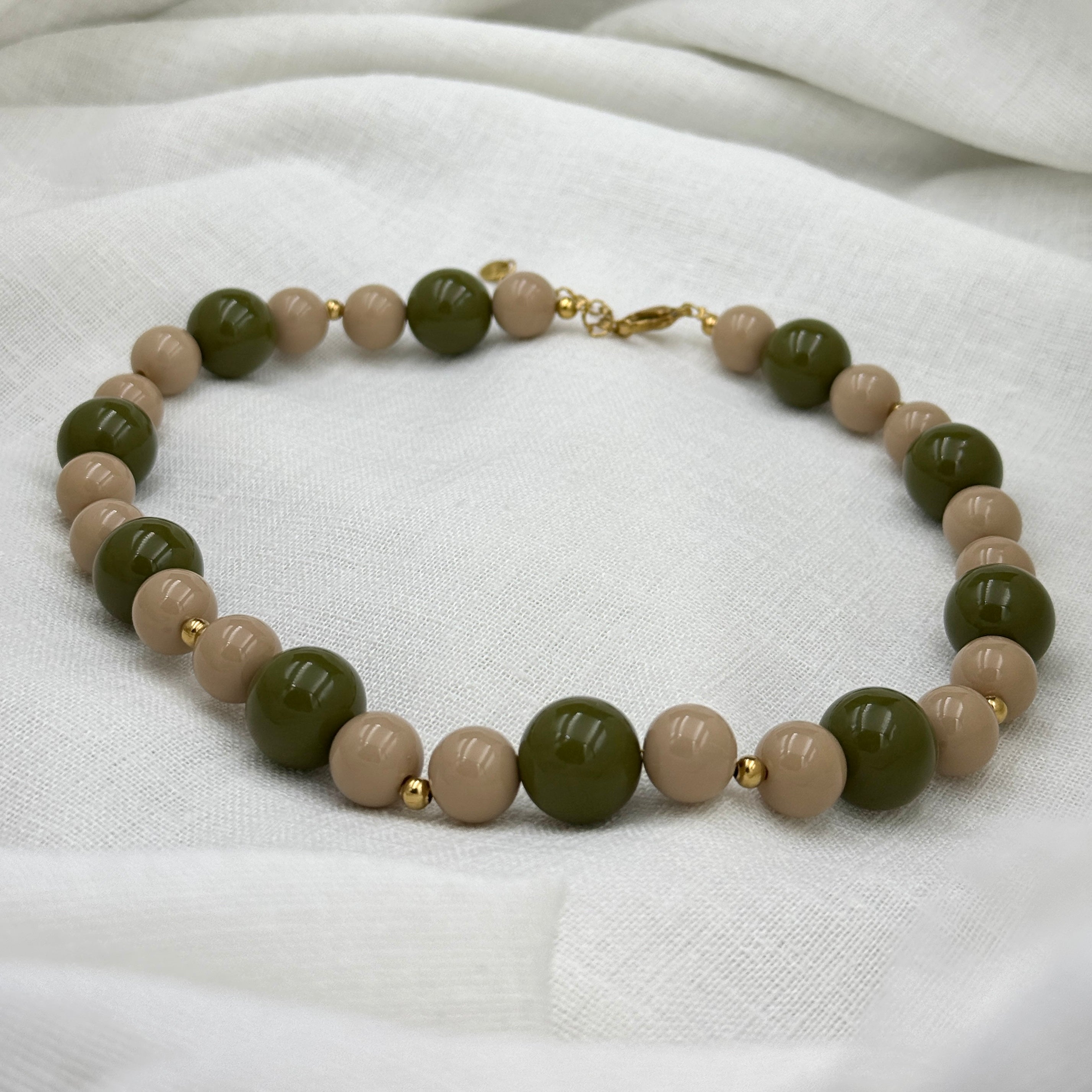 Kralen ketting Fun Fetti green